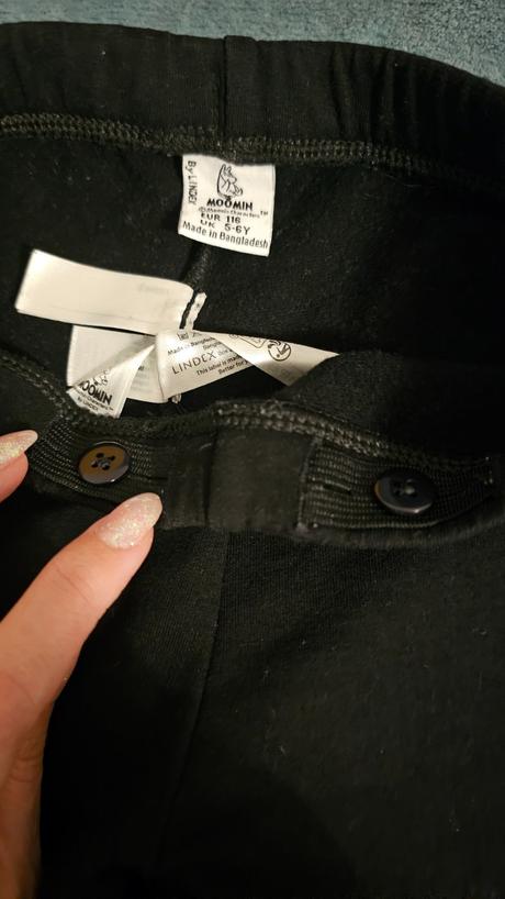 Zateplené legínky moomin, lindex,116