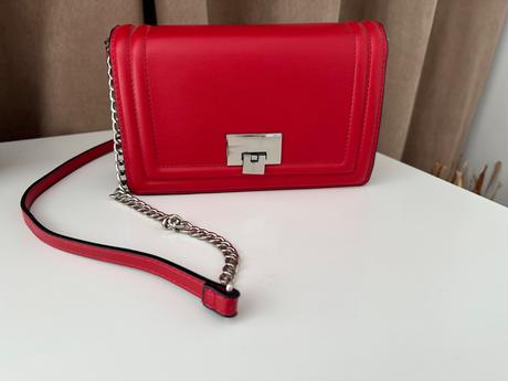 Štýlová stradivarius červená kabelka, stradivarius