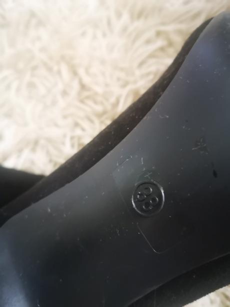 Čierne semišové čižmičky, 38