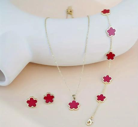 Set šperkov náušnice + retiazka + náramok,