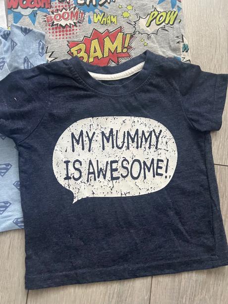 Trička na leto 5 kusov, 68