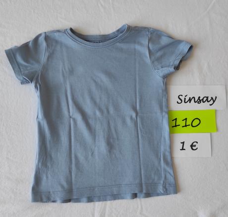 Tričká krátky rukáv, rôzne, sinsay,110
