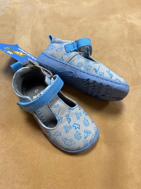 D.d.step barefoot plátené sandálky, d.d.step,20 - 31