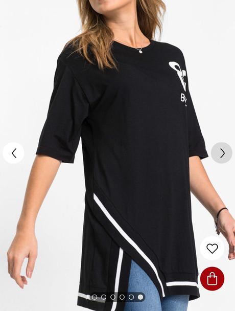 Dlhé tričko dámske, bonprix,m