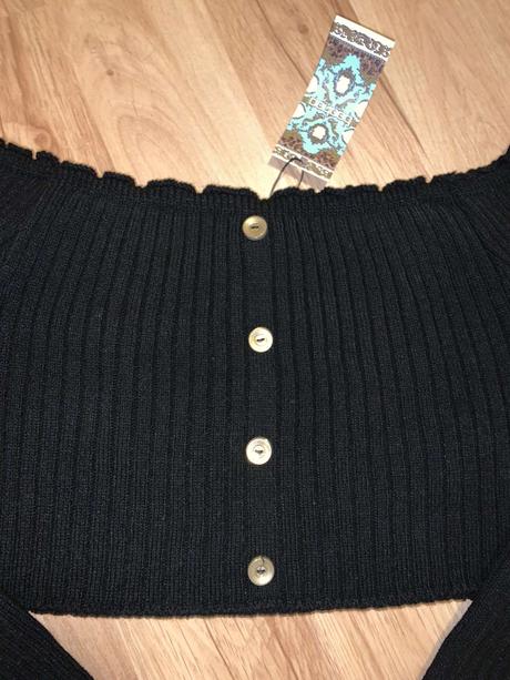 Off shoulder sveter boohoo m, 38 / m