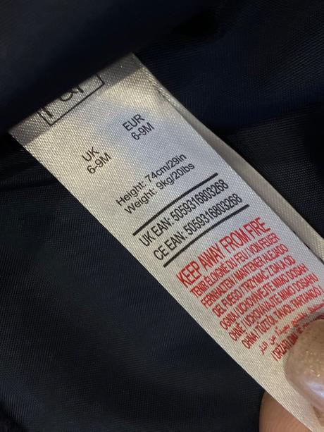 Chlapčenský zimný overal s hviezdičkami f&f (74), f&f,74