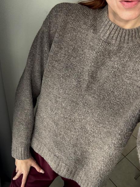 Hnedý svetrik, sinsay,m