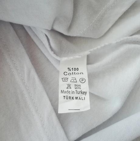 Tričko biele, bavlnené, veľkosť s, s