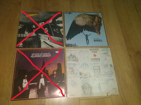 Rôzne vynilové platne,