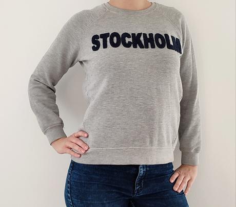 Mikina next s nápisom stockholm, next,s