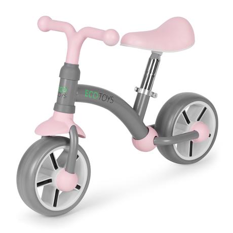 Cykloodrážadlo s kolesami eva, sivé, 