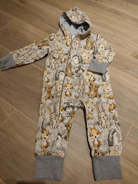 Teplákovy overal handmade top stav, 92