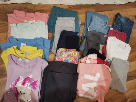 Balíček vecí pre dievčatko veľkosti 134-140, 134