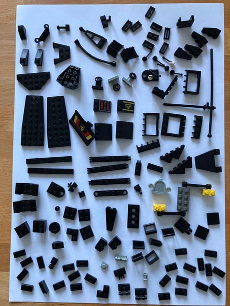 Lego čierne, 