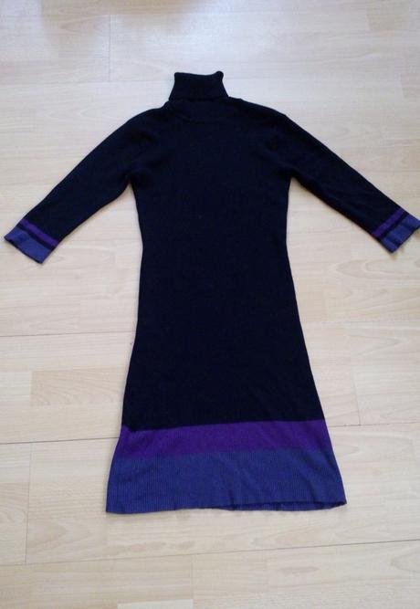 Rolákové úpletové šaty., xs