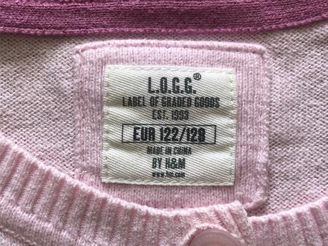 Detský pletený svetrík l.o.g.g. d 46, š 33, r 45cm, l.o.g.g.,128