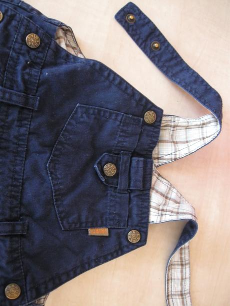 Chlapčenské nohavice na traky, 86