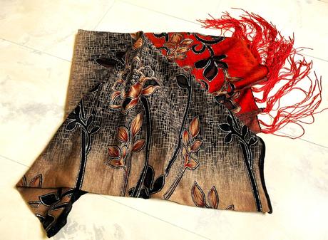 Luxusná šatka okolo krku/šálik, 