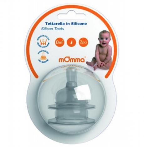 Náhradné silikónové cumlíky 3+ stredný prietok,