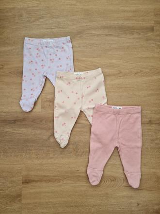 3x dupačkové nohavky sinsay, veľ. 56, sinsay,56