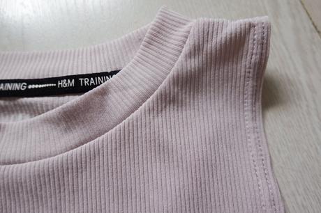 Jemné tričko h&m sport, h&m,xs