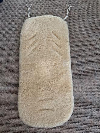 Ovčie rúno vložka do kočíka, mothercare
