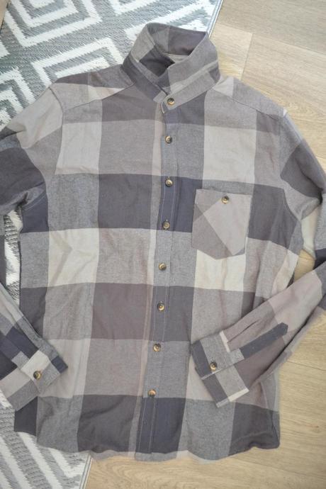 Unisex teplá flanelová košeľa m/l, m