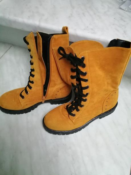 Topanky damske horcicove, prechodne vel. 37, 37