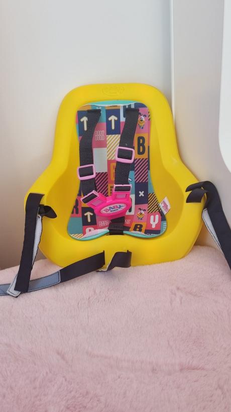 Baby born sedačka na bicykel s prilbou, 