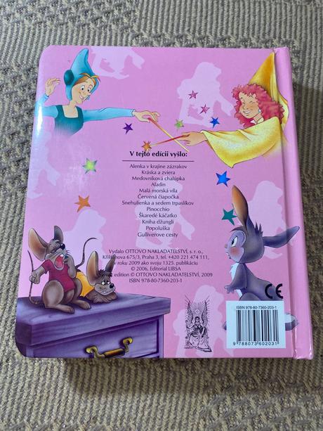 Krásne leporelo šípková ruženka rozprávka s puzzle,