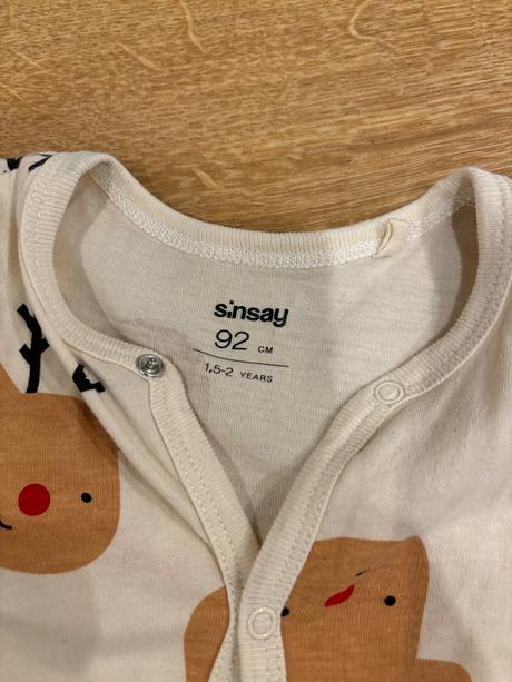 Sobikove vianočné pyzamko overal, sinsay,92