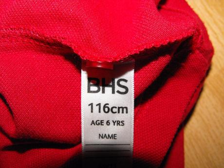 Červená polokošeľa zn. bhs, bhs,116