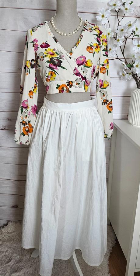 Krásna crop blúzka zara, zara,xs