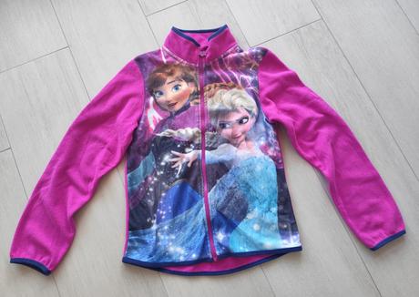 Predám dievčenskú mikinu elza a anna, disney,146