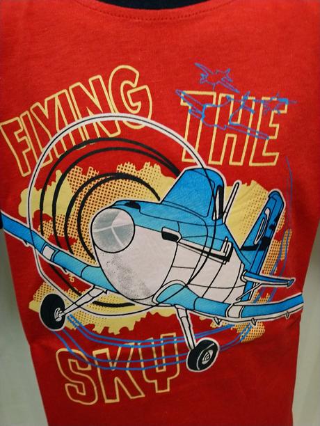 Chlapč. červené pyžamo kr fly, n-feel, 110-116, 116