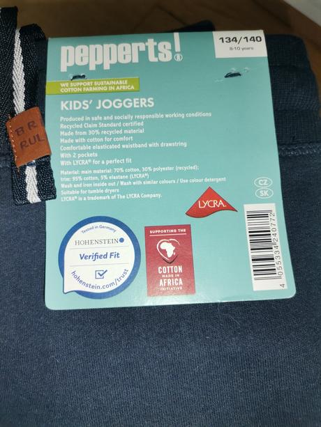 Tepláky, pepperts,134