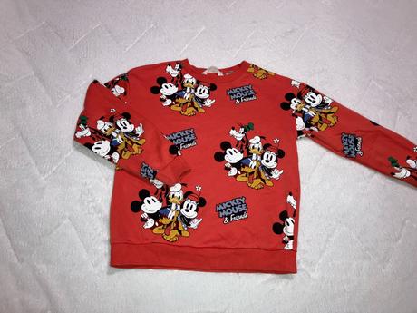 Mikina mickey mouse, h&m,134
