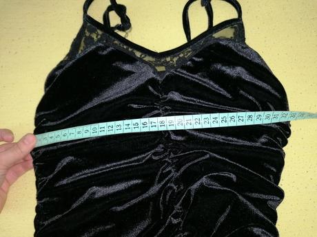 Elastické šaty s čipkou, h&m,xs