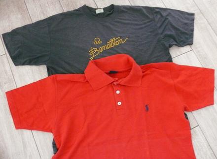 Tričko rl+benetton zdarma, ralph lauren,xl