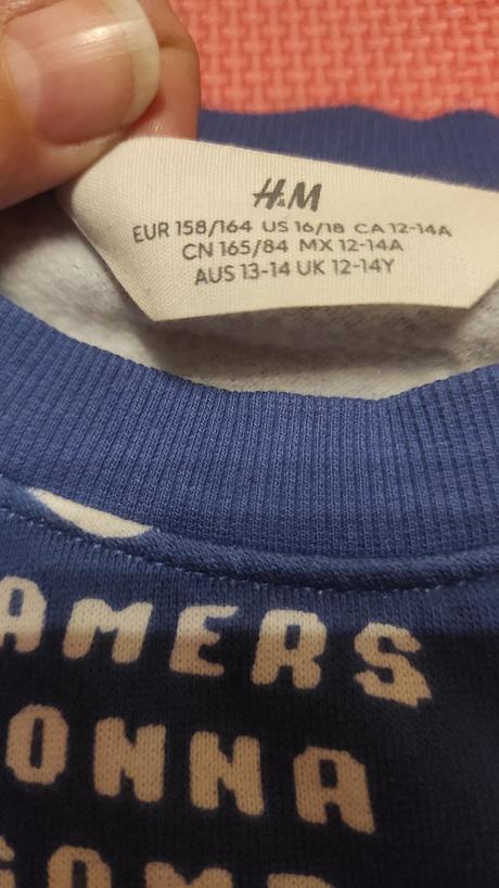 Tenšia mikinka, h&m,158