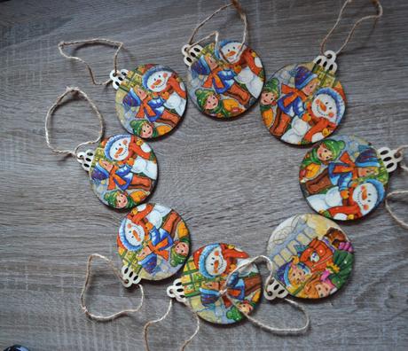 Vianočné ozdoby snehuliak, 