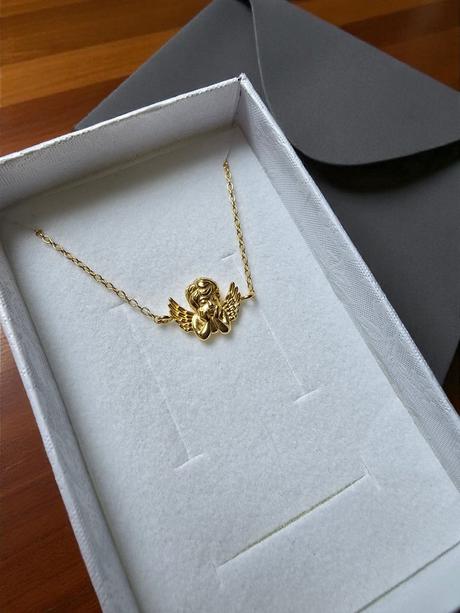 Pozlátená súprava anjelik,