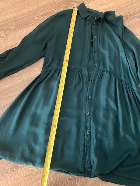 Zelená tuniková košeľa, stradivarius,l