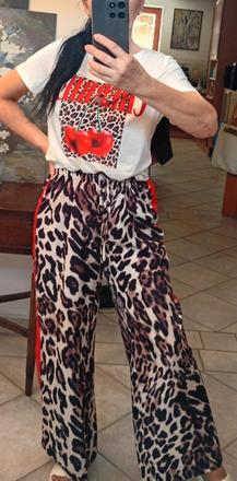 Leopardie nohavice, s