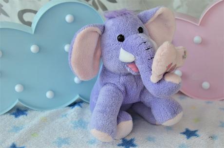 Fialový sloník so srdiečkom, 