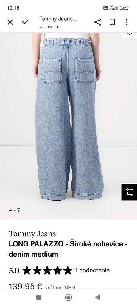 Tommy jeans džínsy, tommy hilfiger,s