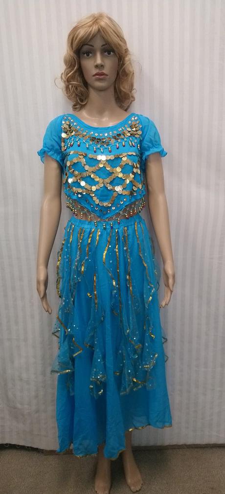 6 dielny tanečný orientálny kostým basinah, s,m,l,,