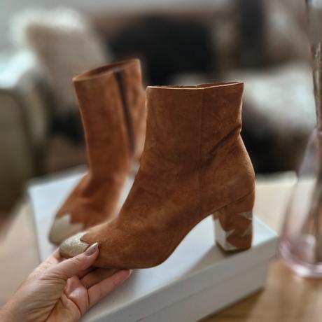 Celokožené kozačky mellow yellow paris, 40