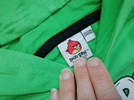 Mikina angry birds, velkost 134-140, 140