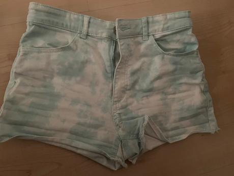 Kraťasy riflové batika vel.12-13 rokov, h&m,158